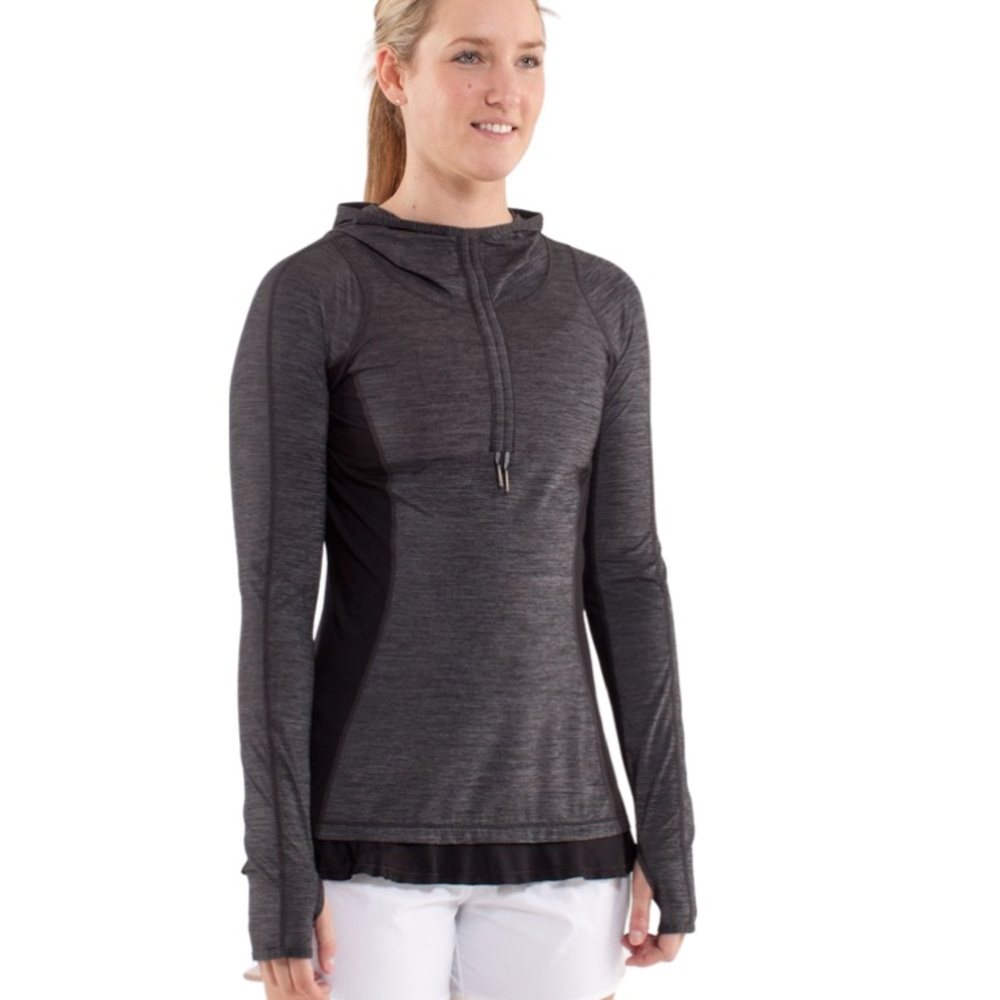Lululemon Run: In The Sun Pullover- Black Size 6 Women’s